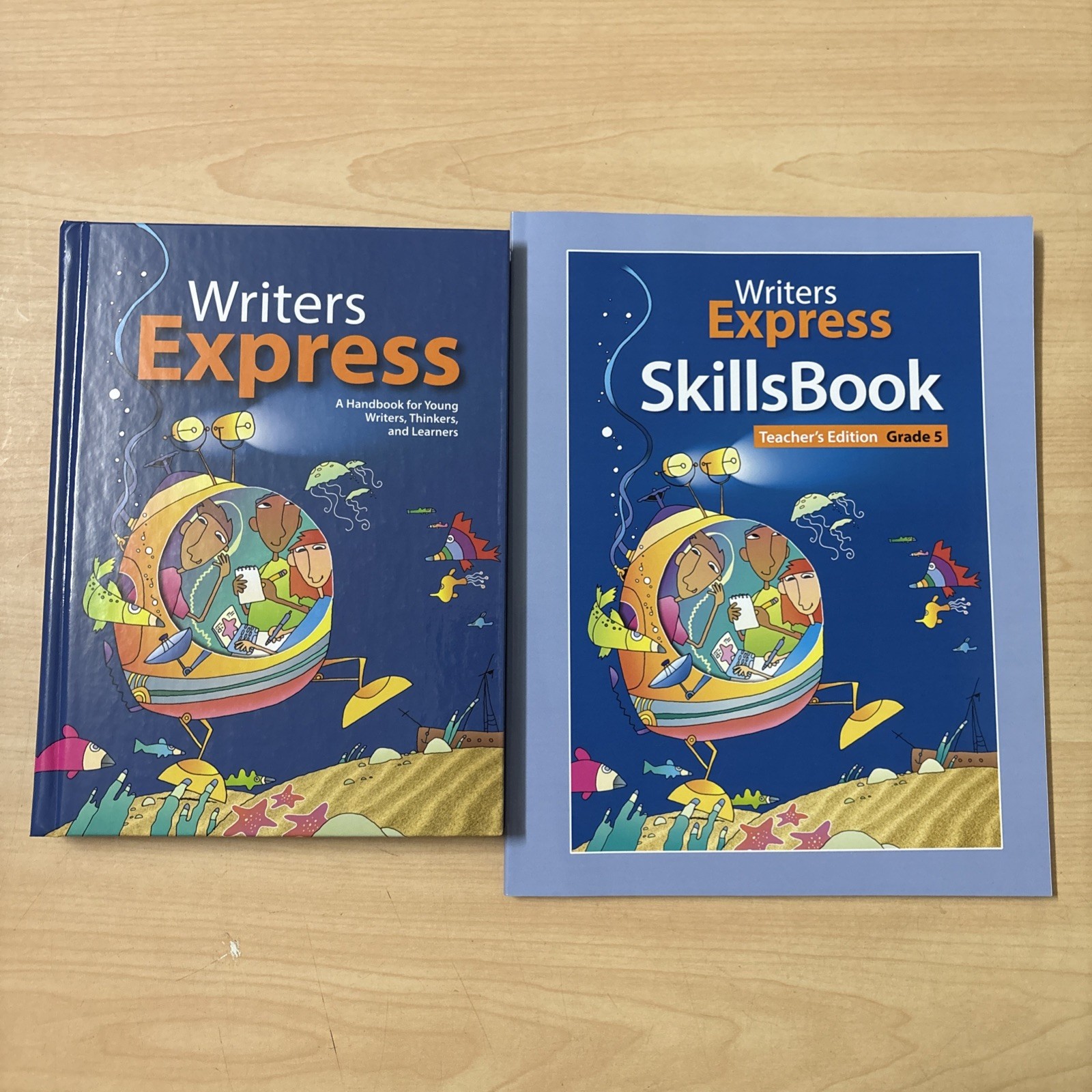 Lot 2 Writers Express Textbook + Skillsbook Teacher’s Edition Grade 5 VG PB/HC