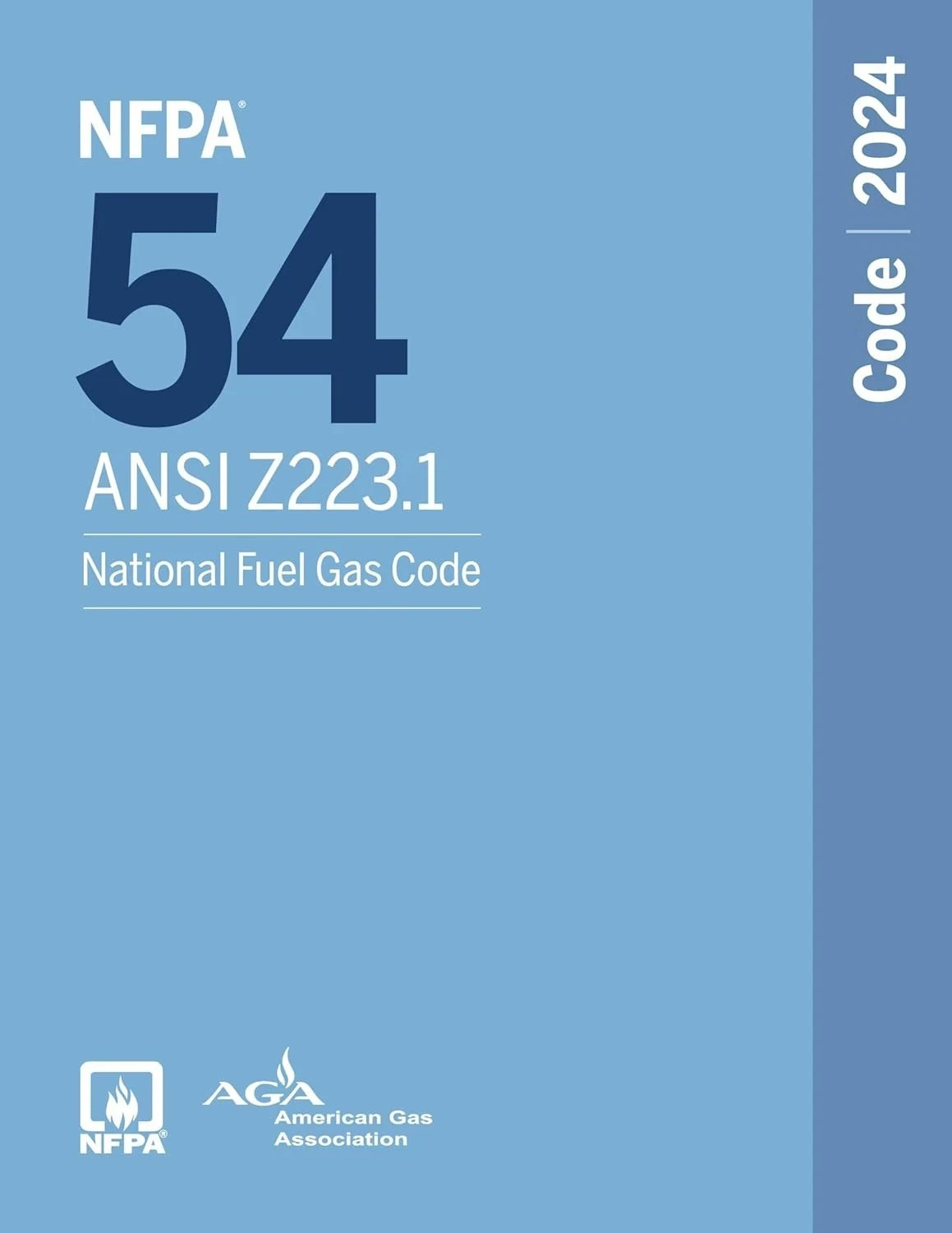 NFPA 54 National Fuel Gas Code 2024 Edition Paperback ANSI Z223.1 FREESHIP USA
