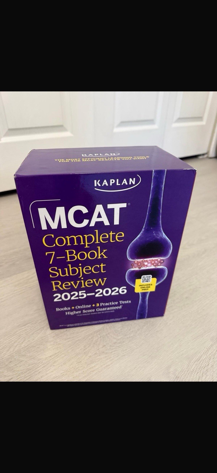 MCAT Complete 7-Book Subject – Paperback, by Kaplan Test Prep – Acceptable.25/26