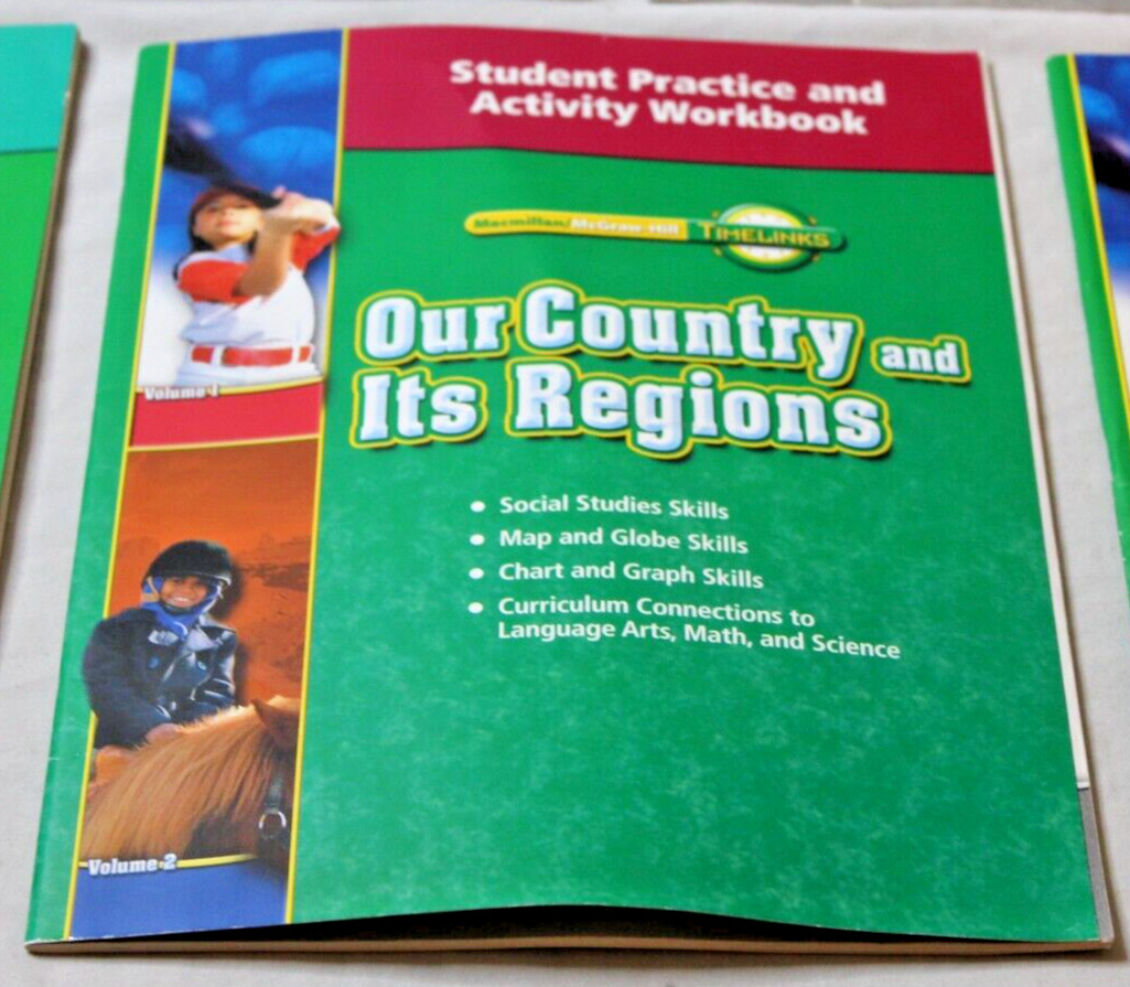 McGraw Hill Timelinks Our Country & Its Regions Grade 4 Set Teacher’s Edition