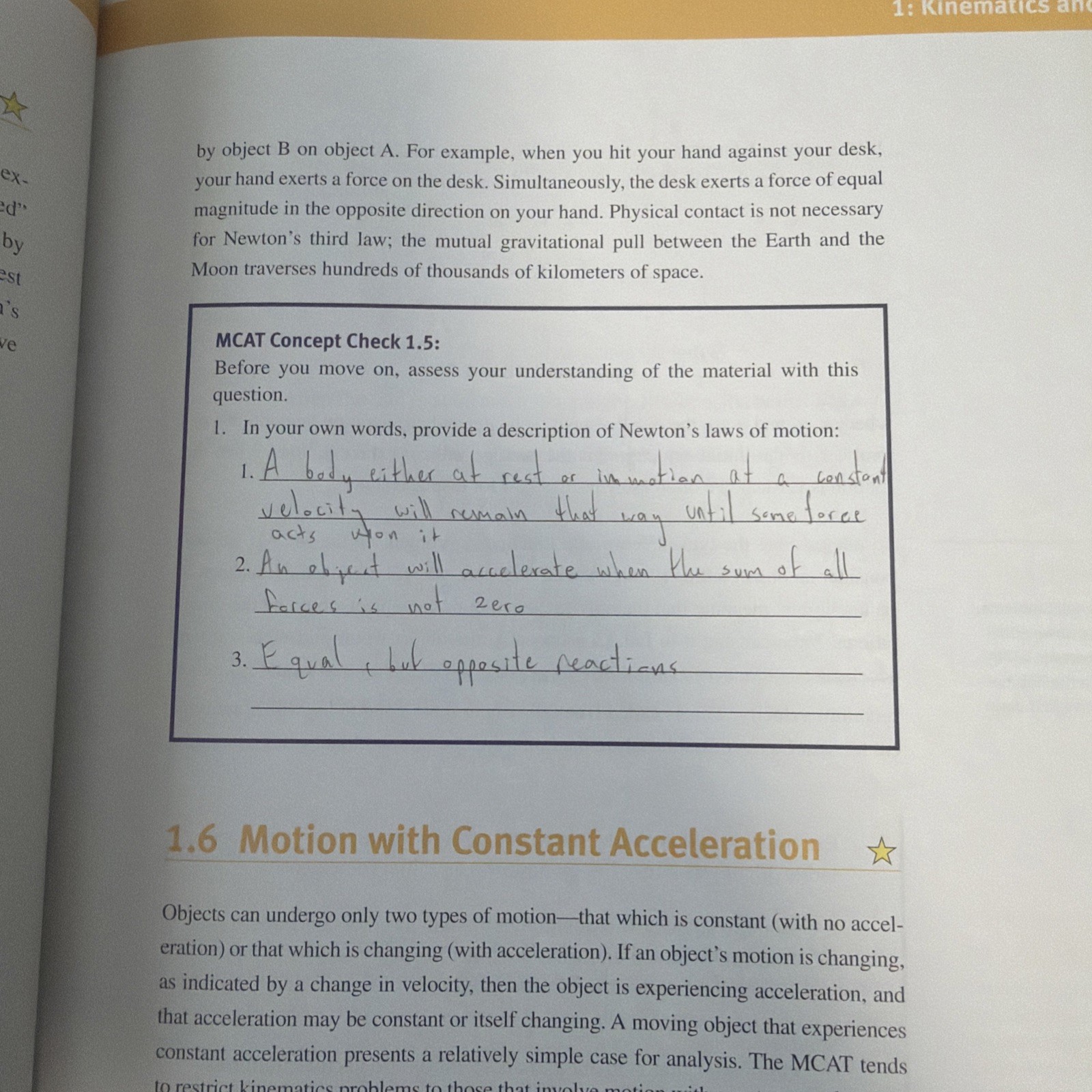 MCAT Complete 7-Book Subject – Paperback, by Kaplan – Acceptable Annotated In
