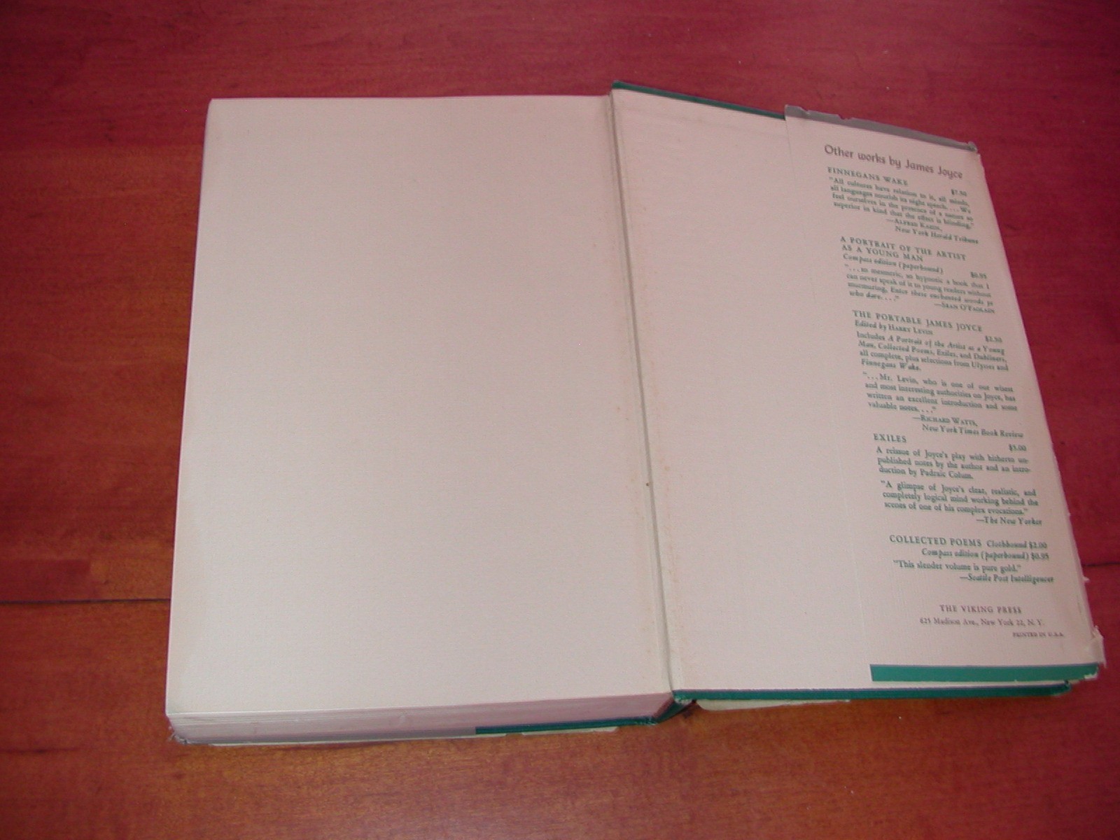 JAMES JOYCE LETTERS 1957 VIKING PRESS 1ST PRINTING HB BOOK CLN
