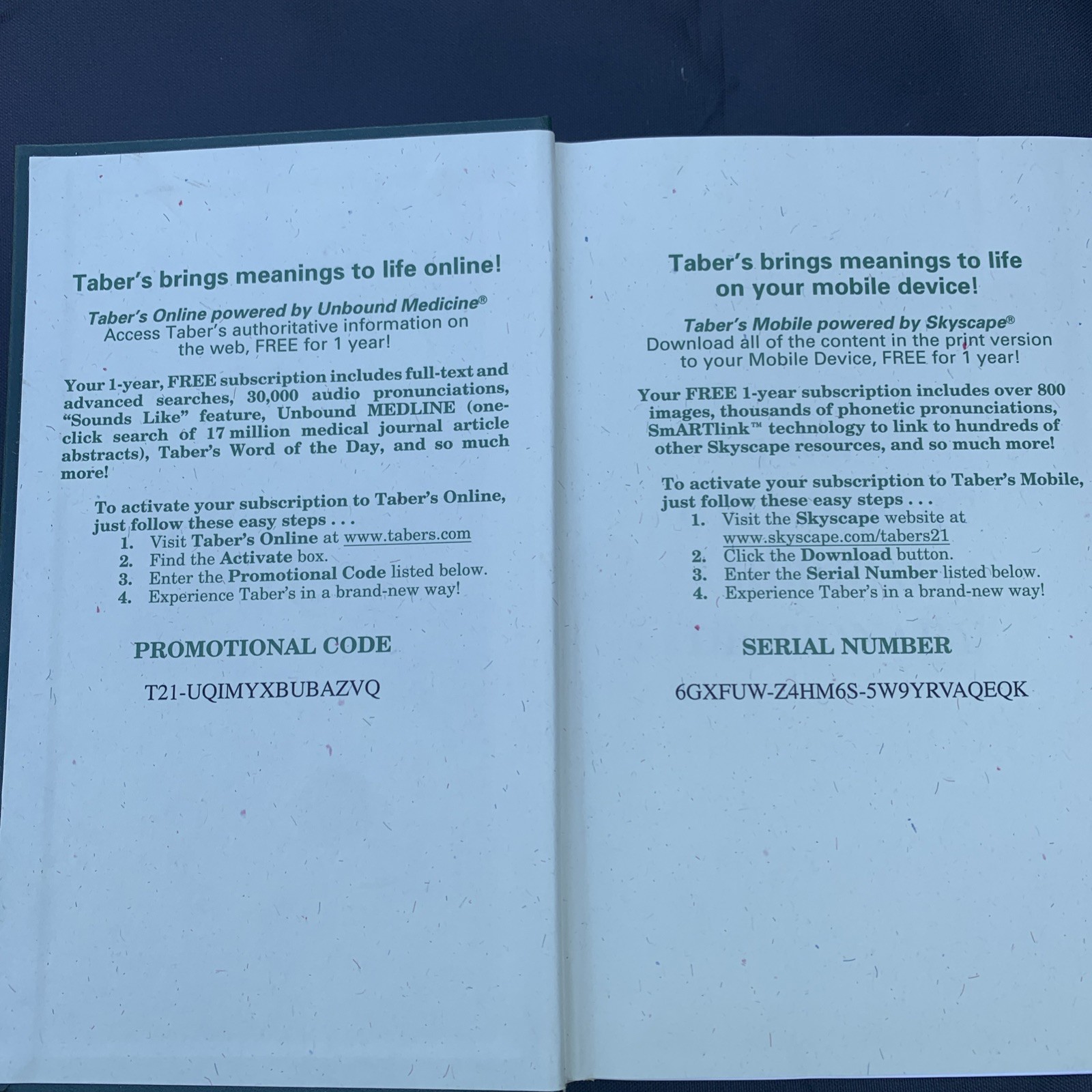 Tabers 21st Index and Deglin DG 12th W CD PKG by F.A. Davis Company