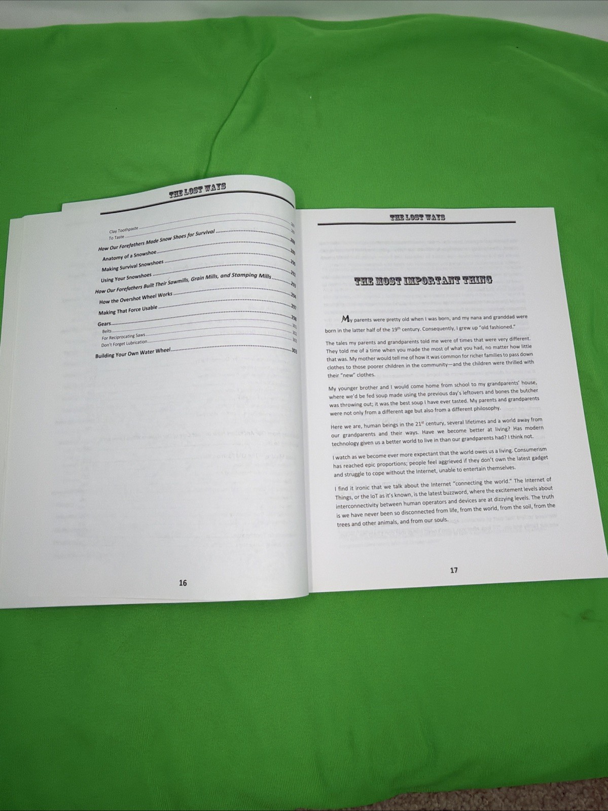 The Lost Ways 3rd Edition by Claude Davis Sr. Paperback Prepper Survival Skills