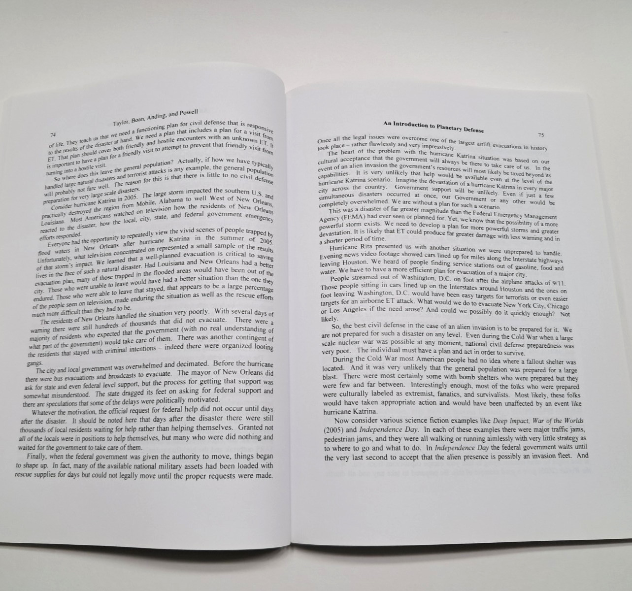 An Introduction to Planetary Defense: A Study of Modern Warfare Applied to