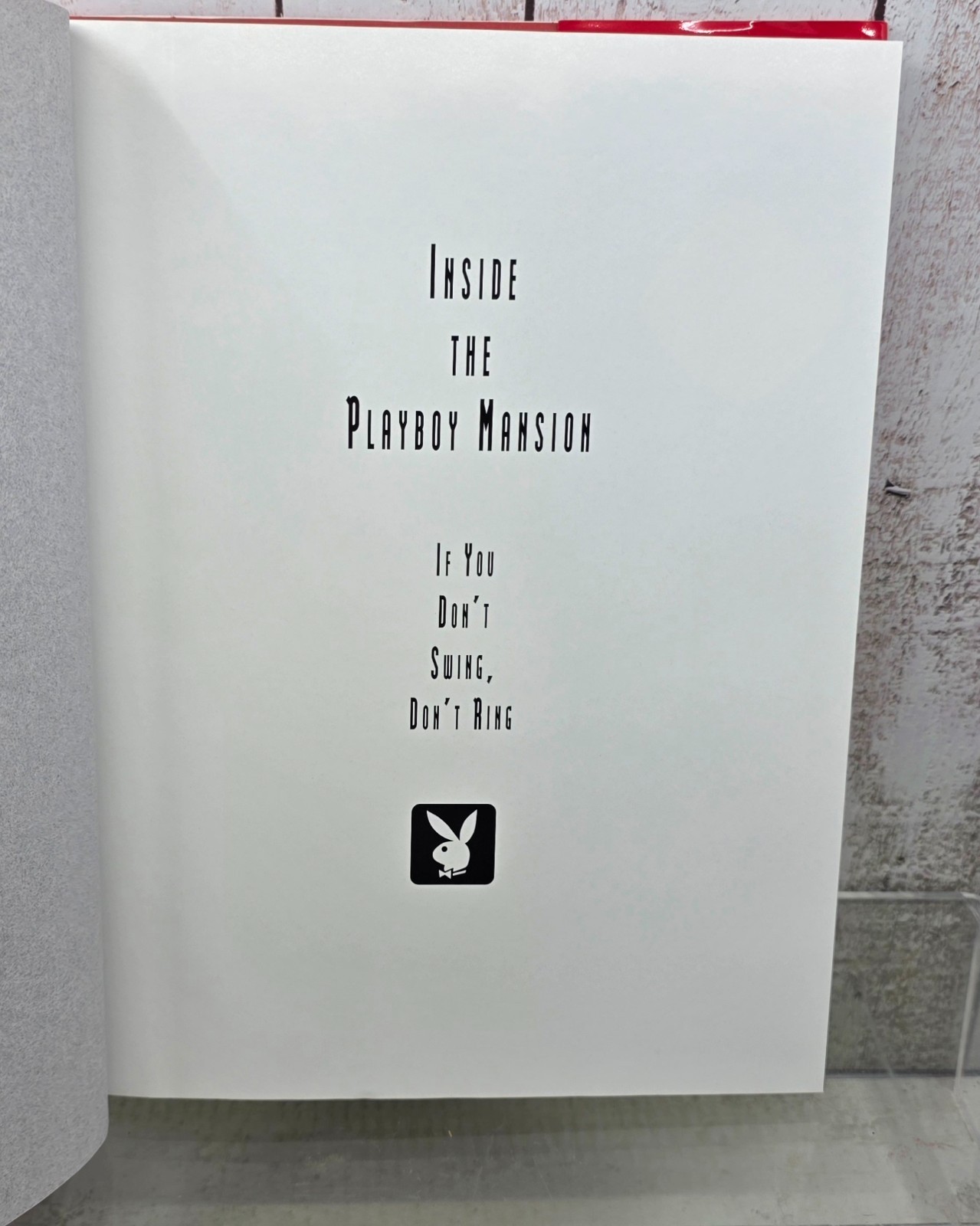 Vintage General Publishing Group Book Hardcover Inside The Playboy Mansion 1998