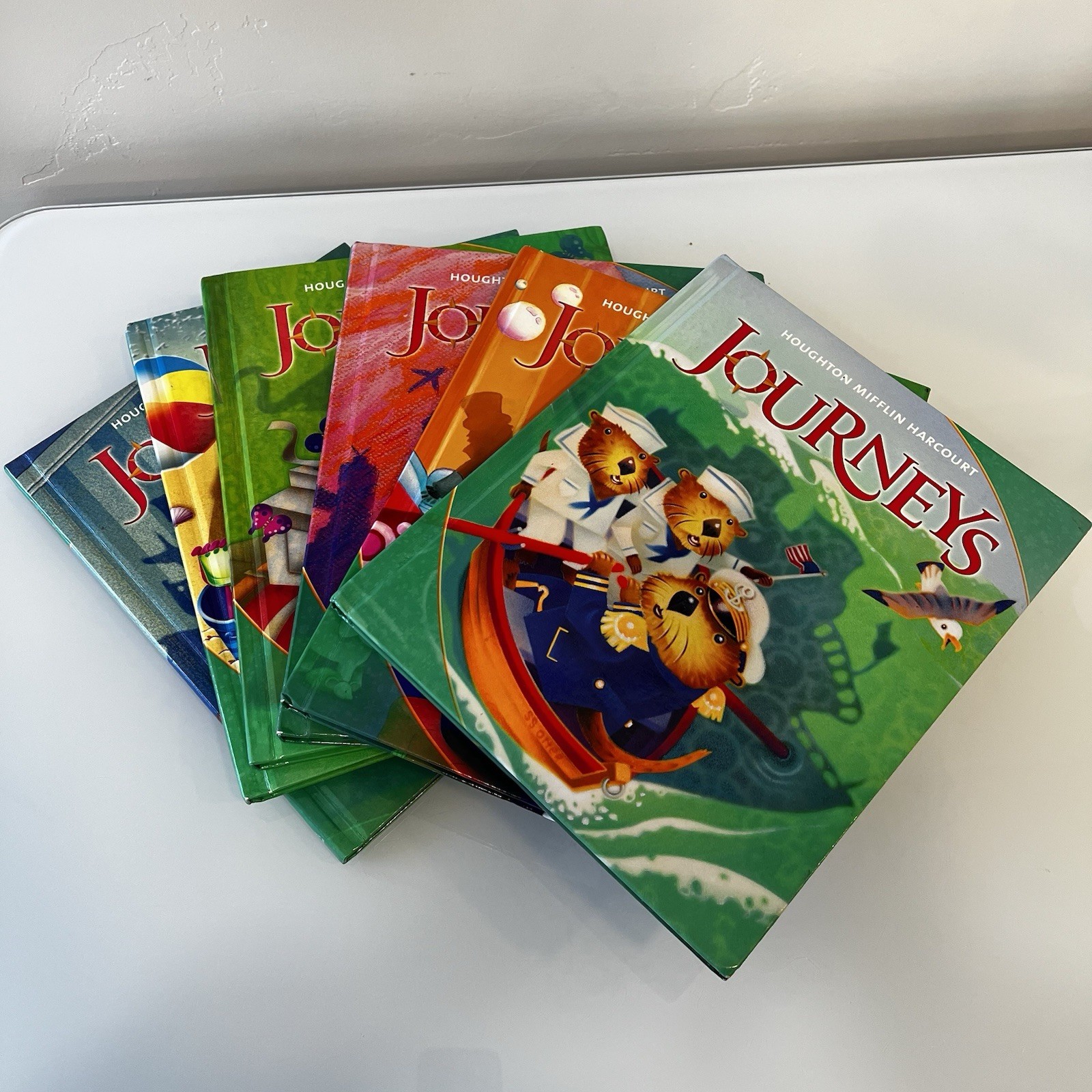 HMH Journeys Grade 1 Common Core Teacher Student Textbook Lot 1-6 Homeschool