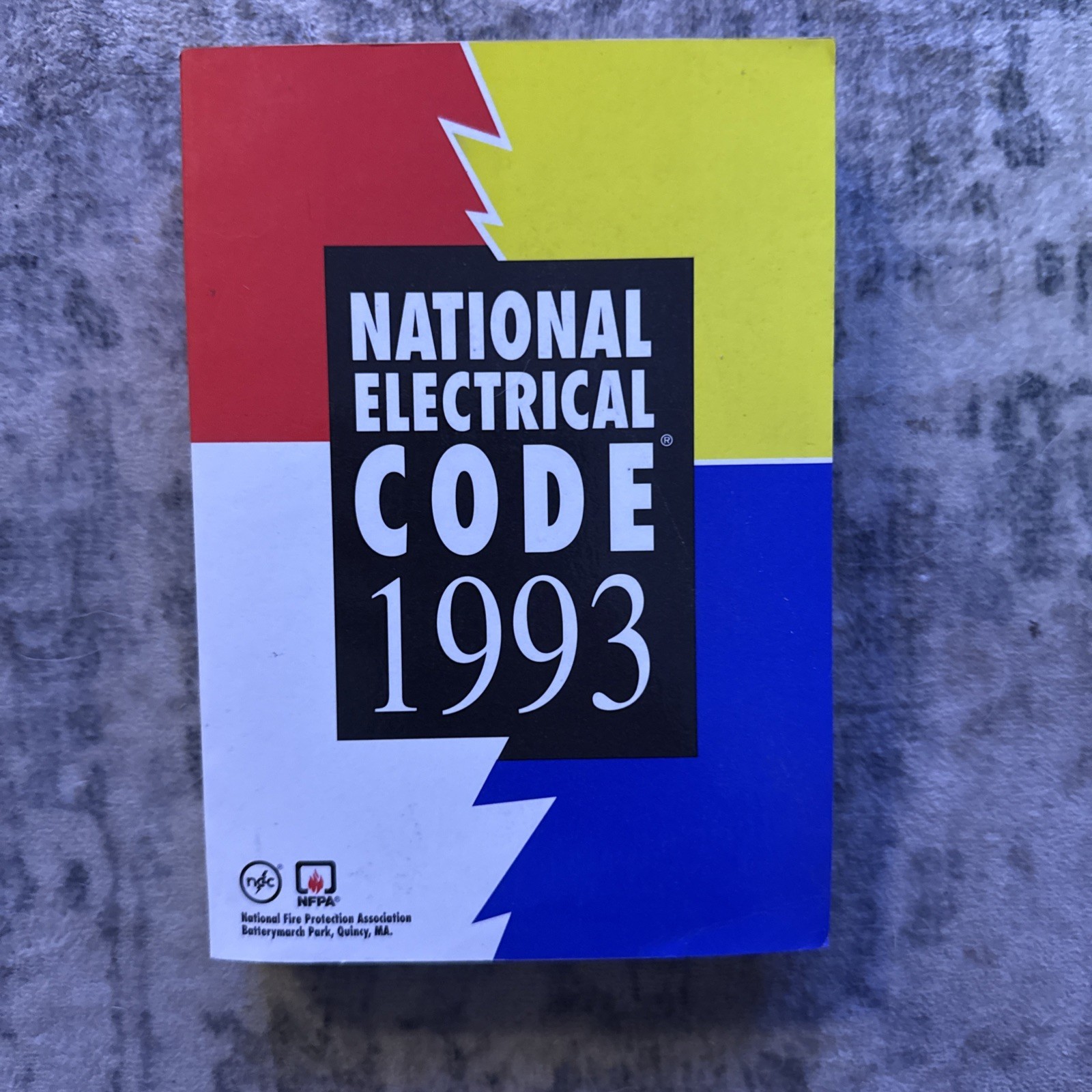 NEC Handbook 1993 Hardcover Sixth Edition National Electrical Code NFPA