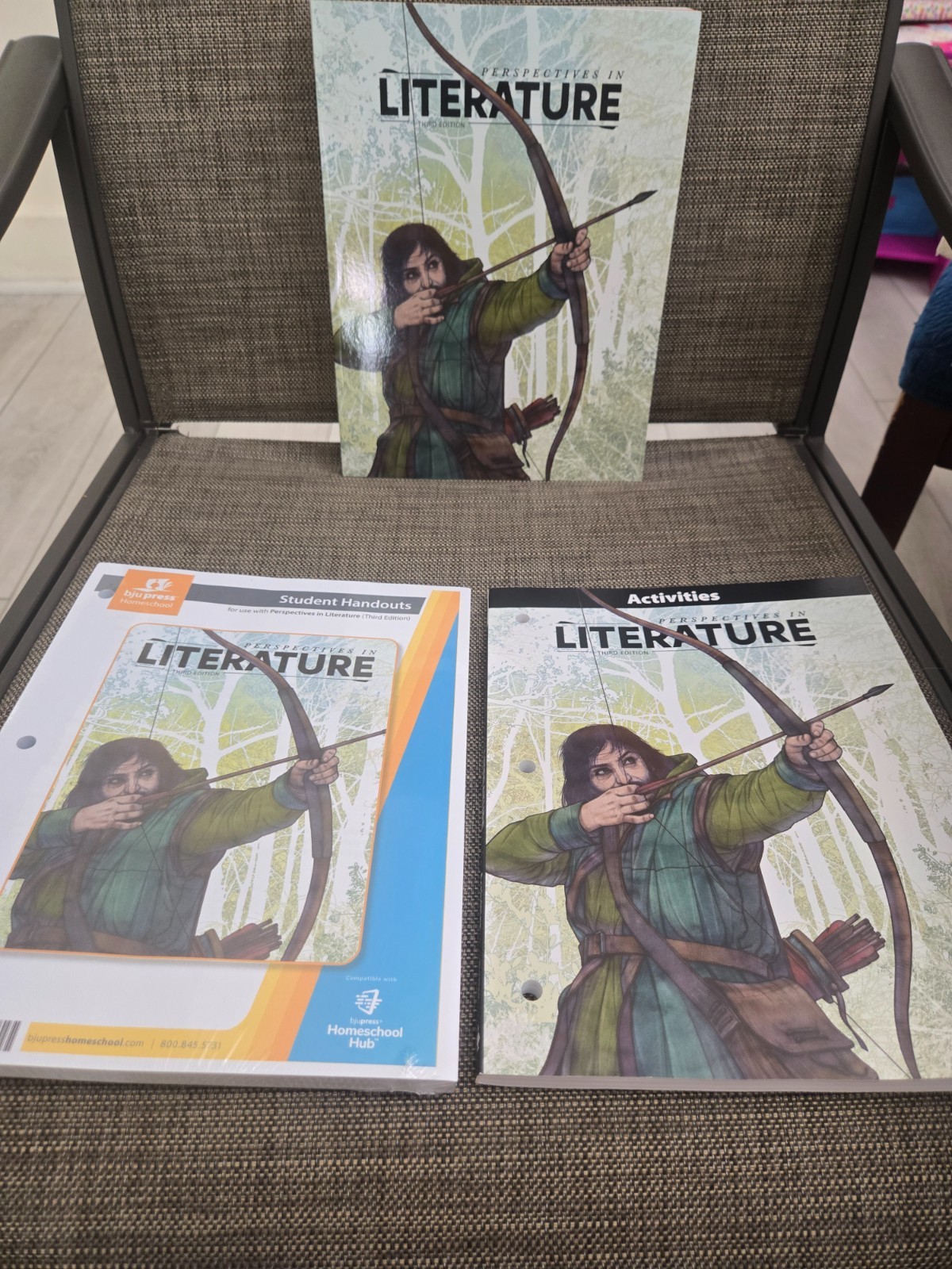 ​BJU Press Perspectives in Literature 3rd Ed Set Grade 6 Textbook Activities NEW