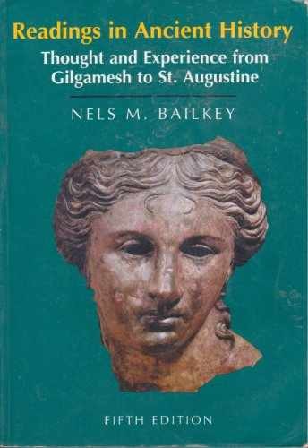 Readings in Ancient History: Thought – Paperback, by Bailkey Nels M. – Very Good