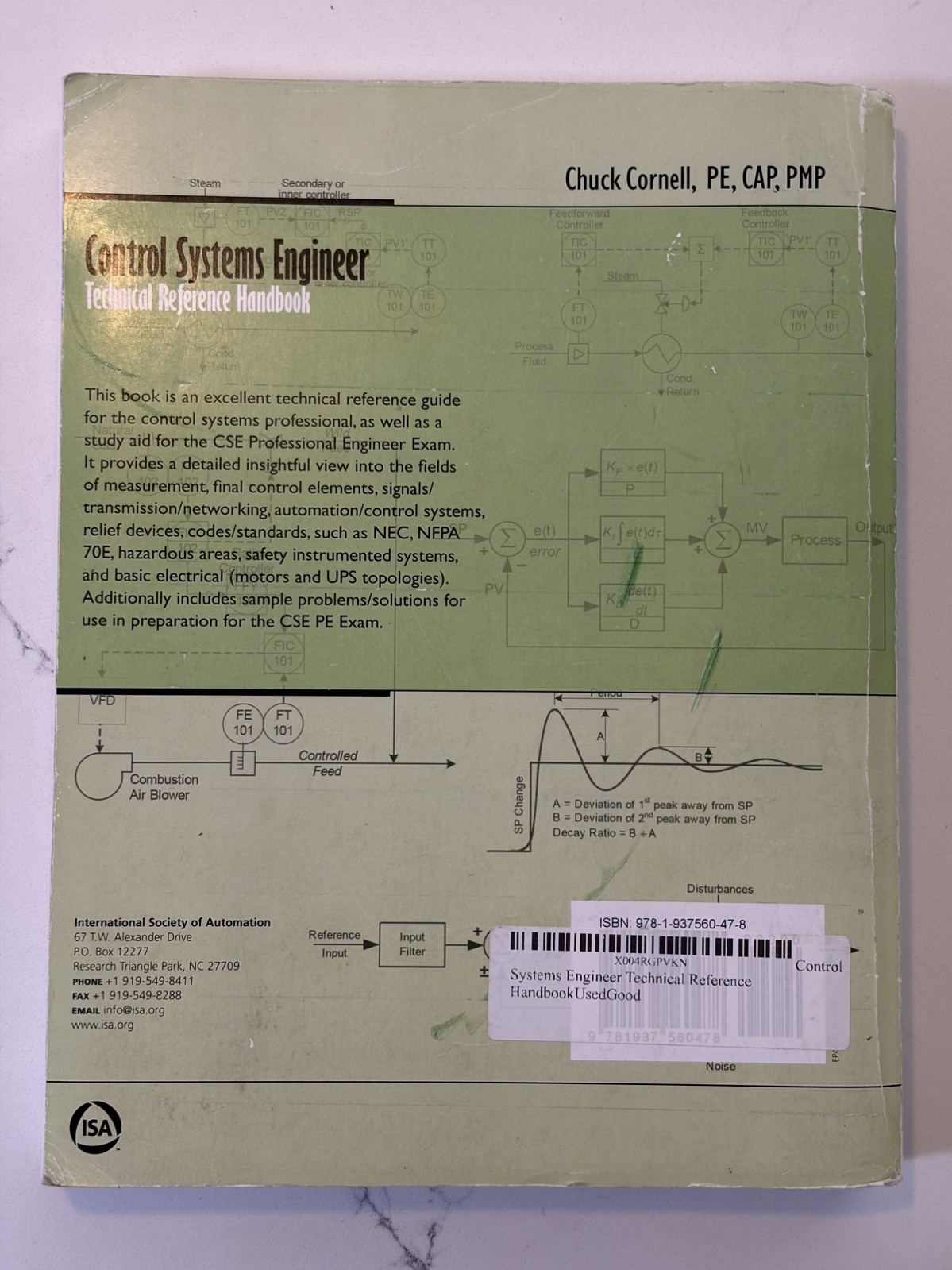 CONTROL SYSTEMS ENGINEER TECHNICAL REFERENCE HANDBOOK By Chuck Cornell