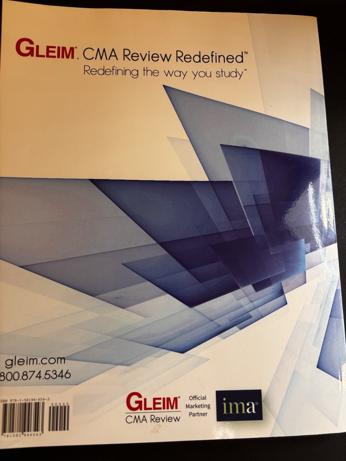 Gleim 2016 CMA REVIEW PART 2 FINANCIAL DECISION MAKING Like New Condition.