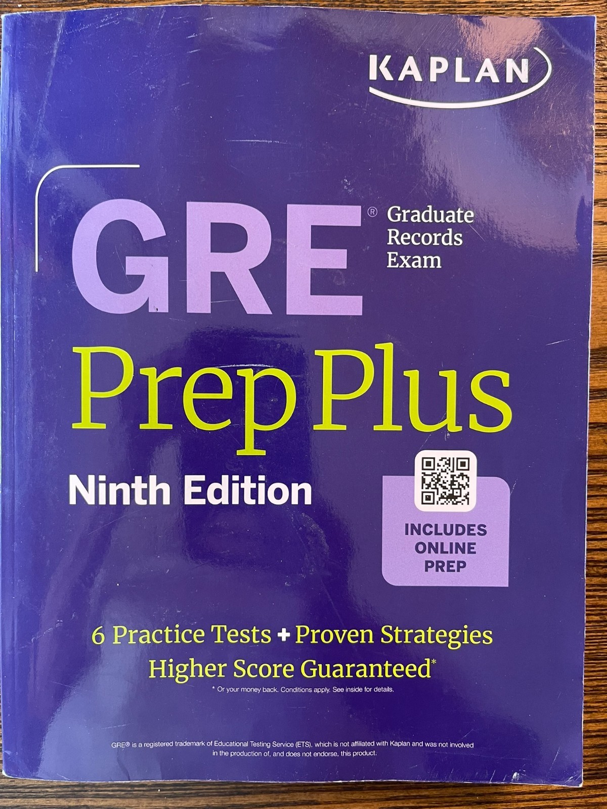 Kaplan Test Prep Ser.: GRE Prep Plus, Ninth Edition 2026 Includes 6 Practice :VG