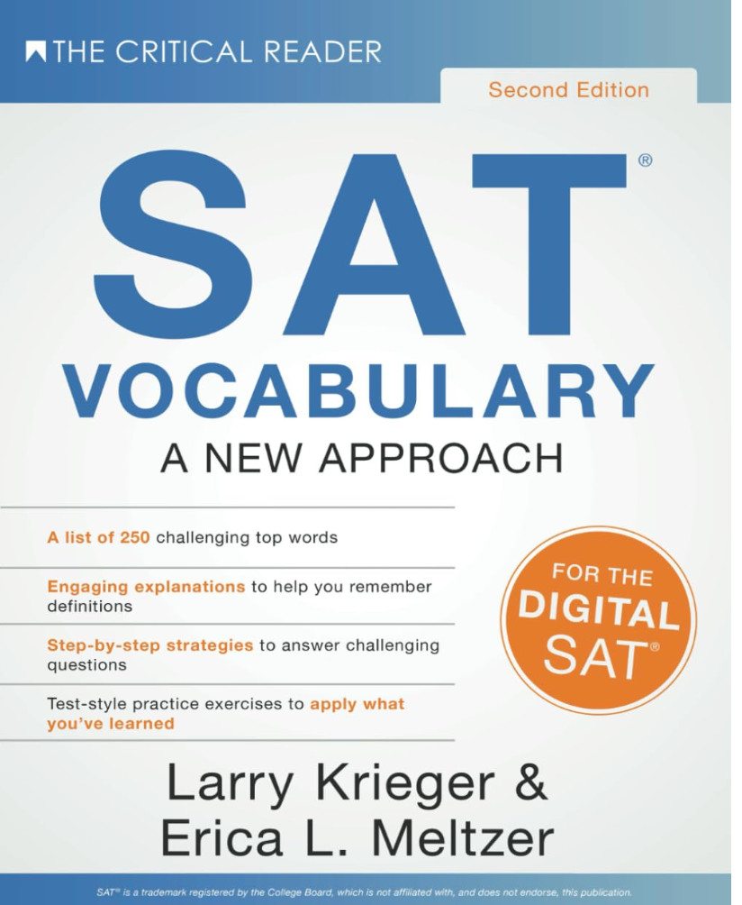 SAT Vocabulary : A New Approach by Erica L. Meltzer (Used Book) DSAT