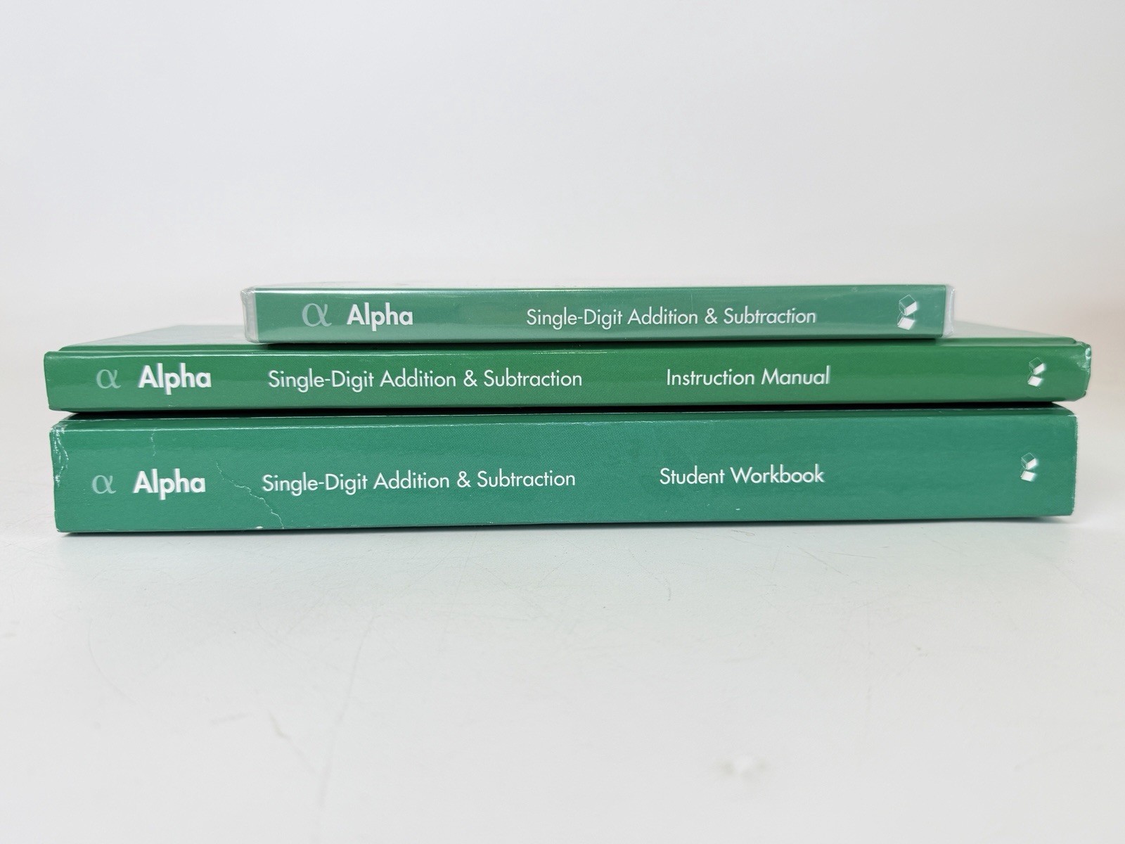 Math-U-See Alpha Single-Digit Addition & Subtraction Student Book + Manual + DVD