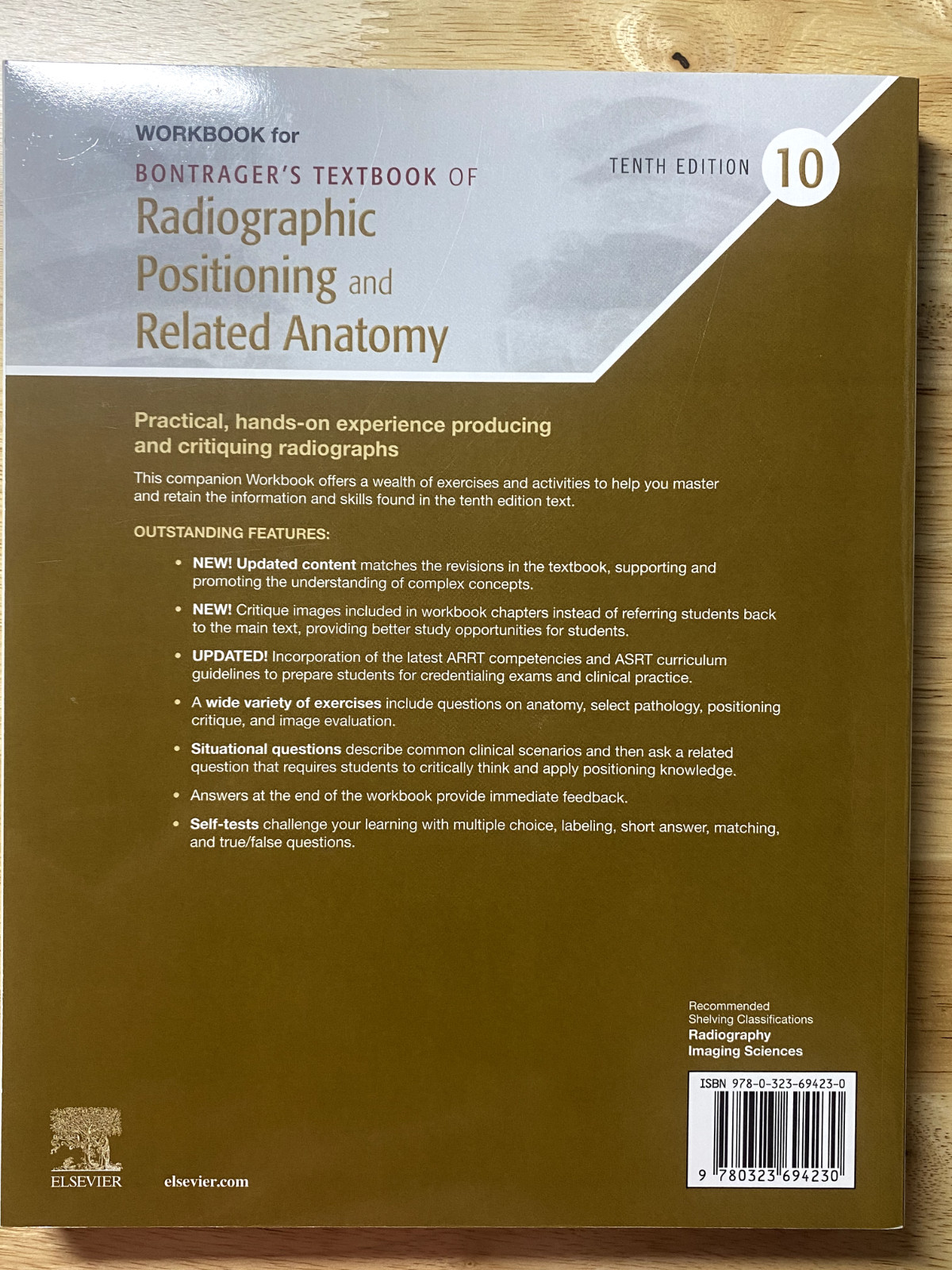 Workbook for Textbook of Radiographic Positioning and Related Anatomy by John…
