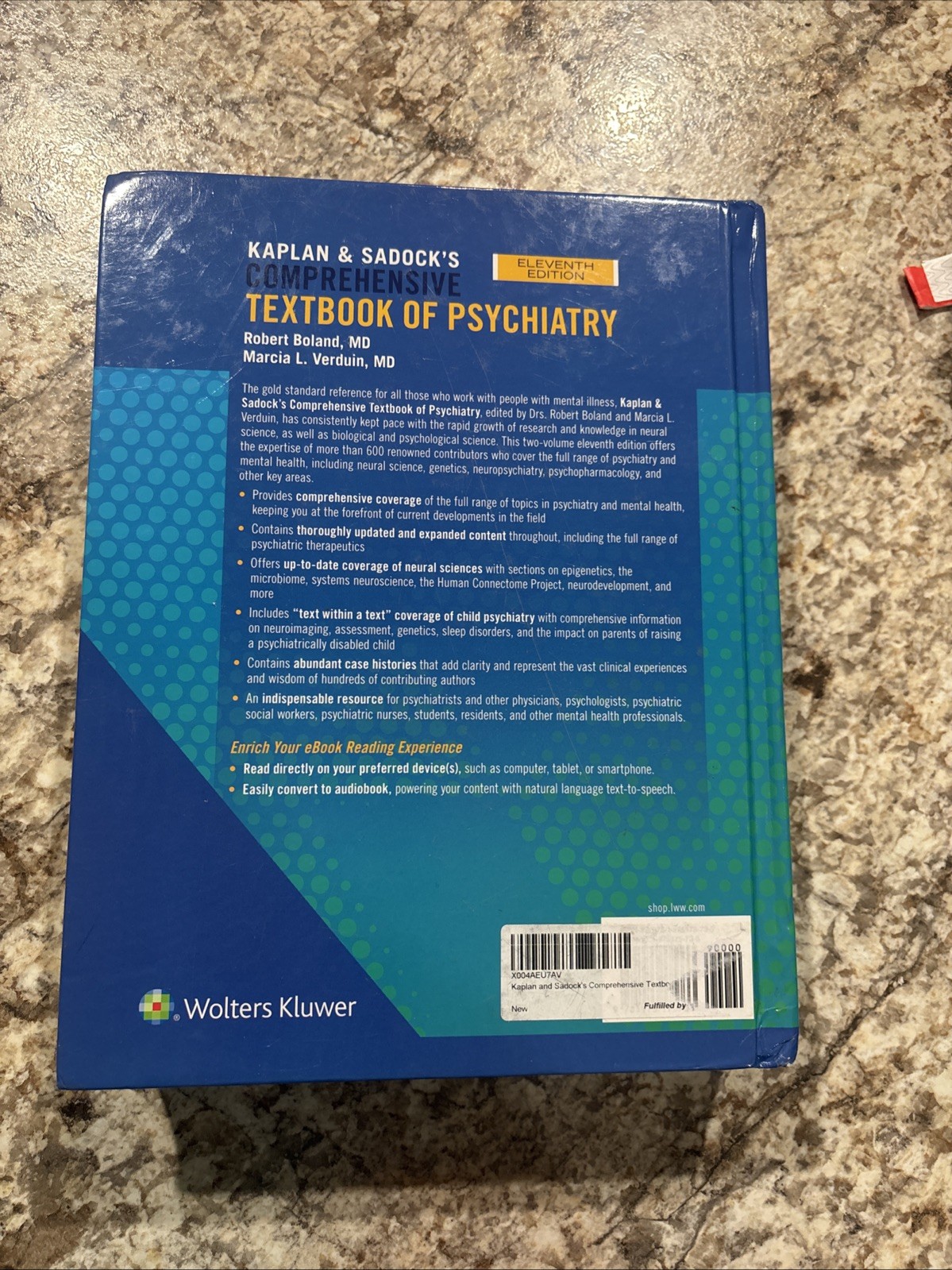 Kaplan and Sadock’s Comprehensive Text of Psychiatry Vol 1