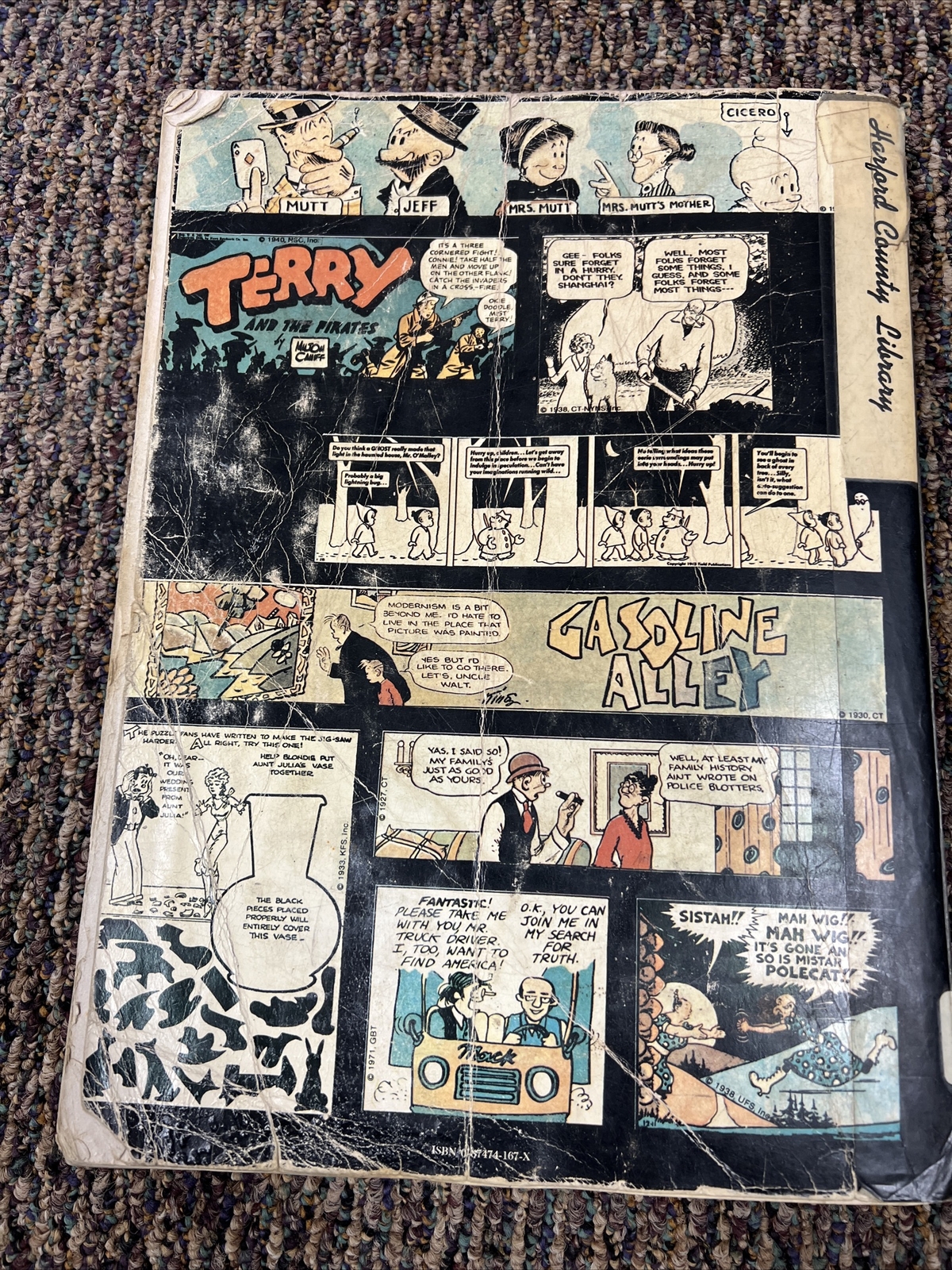 The Smithsonian Collection of NEWSPAPER COMICS 1977 Oversize Book