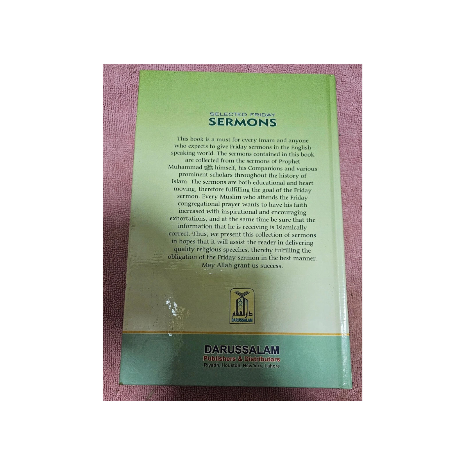 Selected Friday Sermons by Ifta Office Washington 2Book Hardcover Set Brandnew
