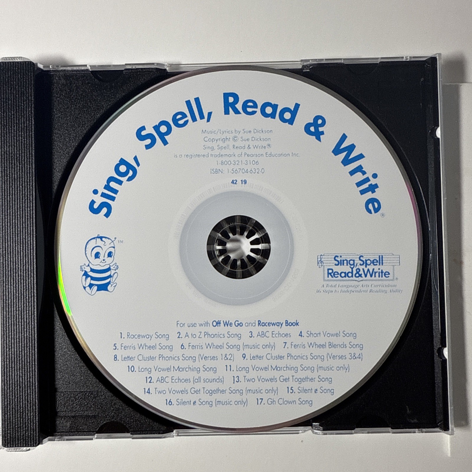 Sing Spell Read & Write, Phonics Songs Cd For Level 1