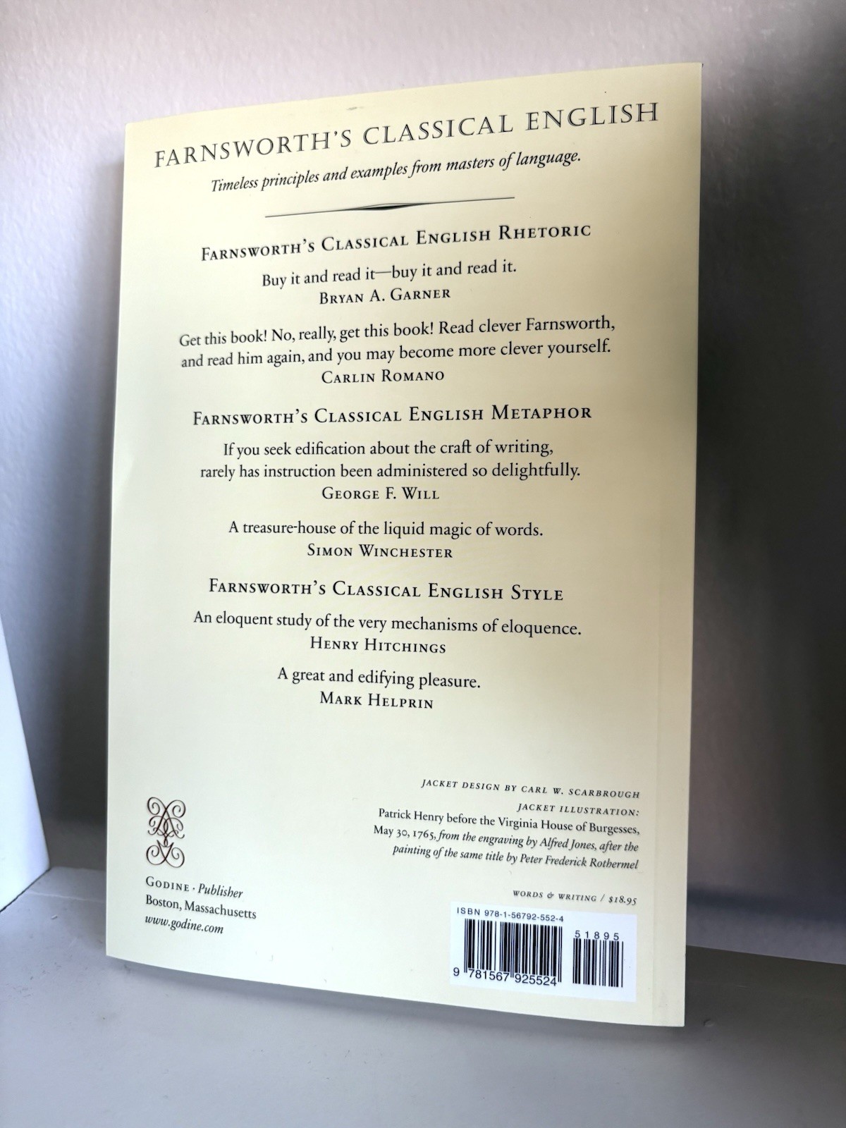 Farnsworth’s Classical English Series. Brand New. Free Shipping.