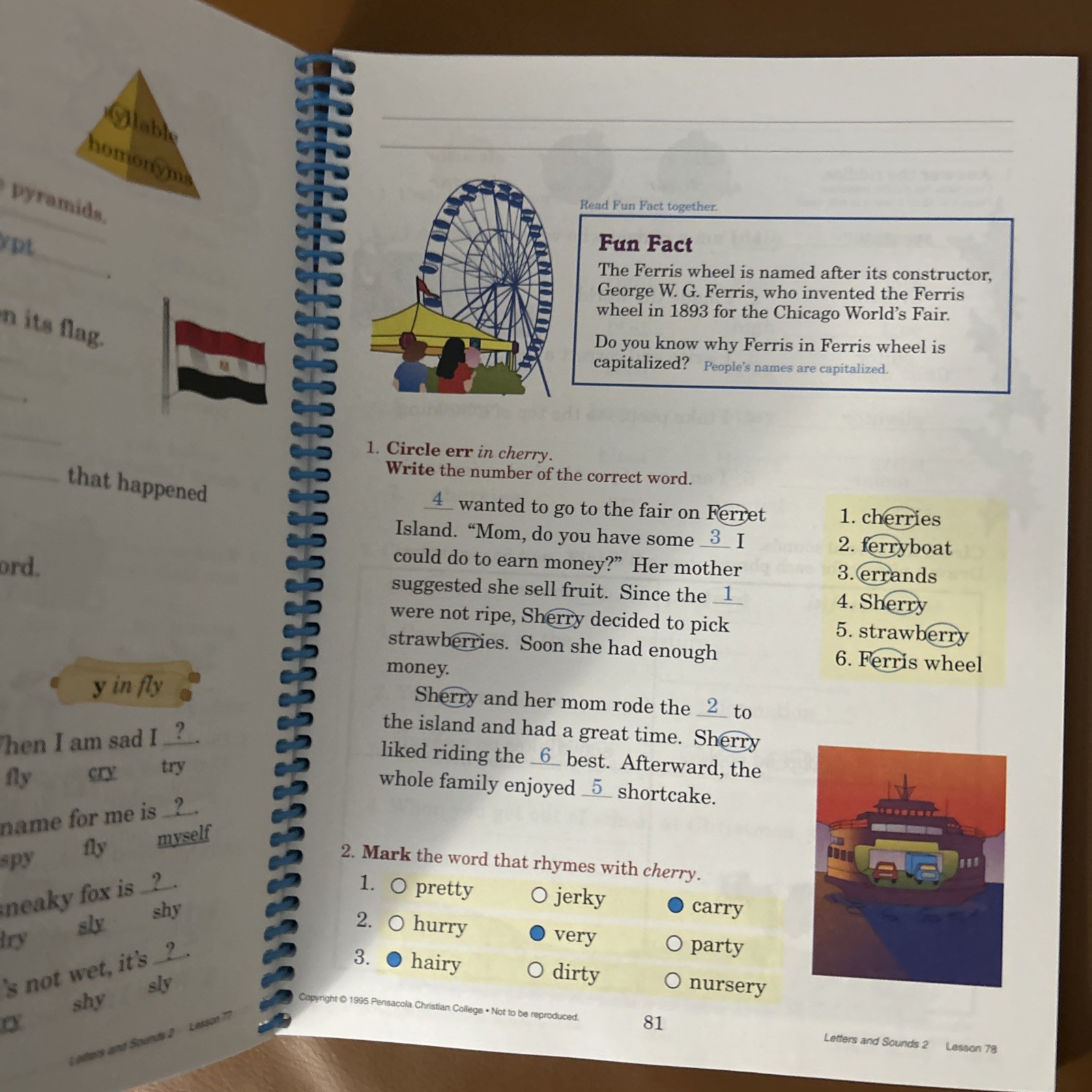 A Beka 2nd Grade Letters & Sounds Teacher Key 3rd Edition ABEKA Book UNUSED