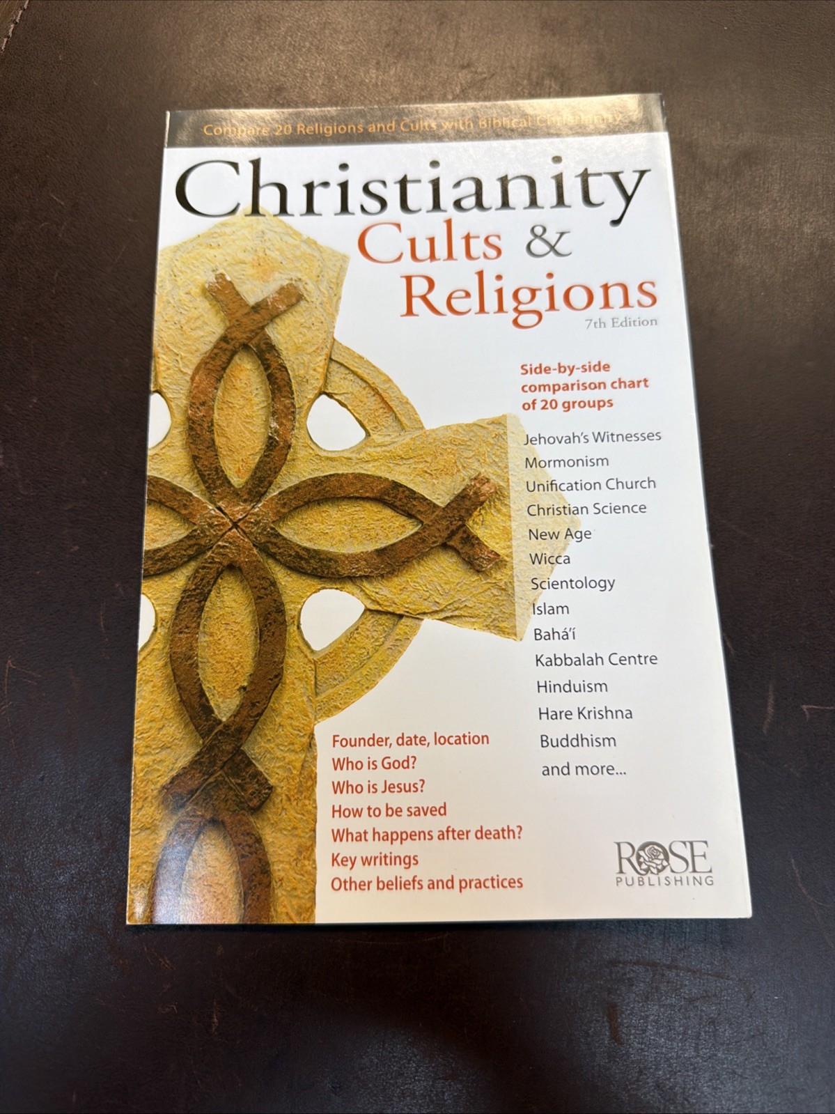 Christianity, Cults and Religions | Rose Publishing | 1996 7th Edition Pamphlet