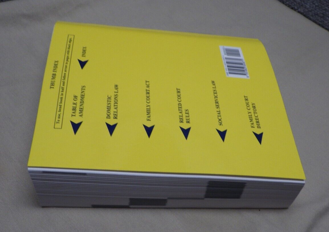 New York Family Law Statutes 2023 Edition & Supplement Yellowbook LexisNexis SC