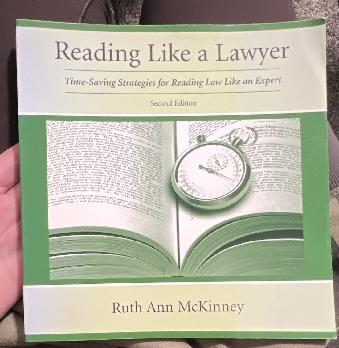 Carolina Academic Press Reading Like a Lawyer 2nd Ed Ruth Ann McKinney PB 2012