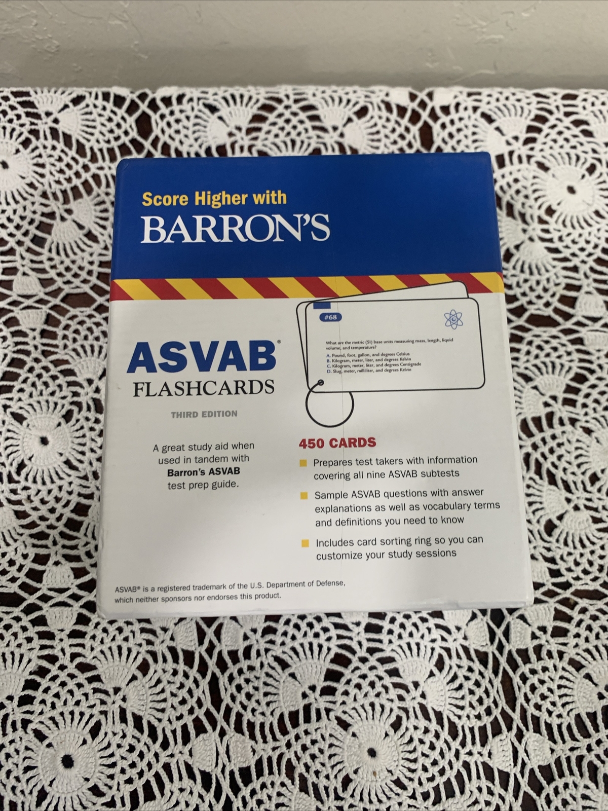 Barron’s Test Prep Ser.: ASVAB Flashcards by Terry L. Duran 3rd Edition