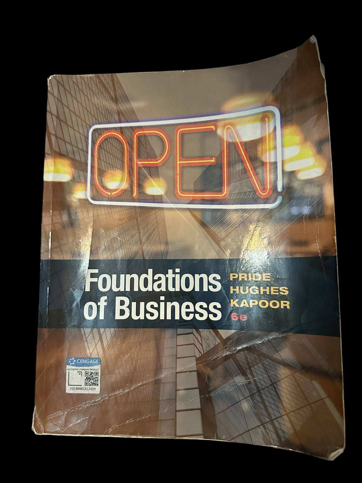 Foundations of Business by Robert J. Hughes-Sixth 6th Edition