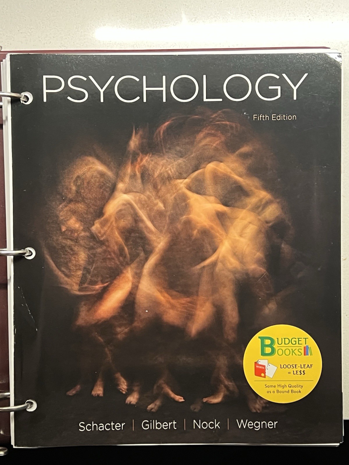 Psychology Fifth Edition by Schacter Gilbert Nock Wegner Loose-Leaf Version