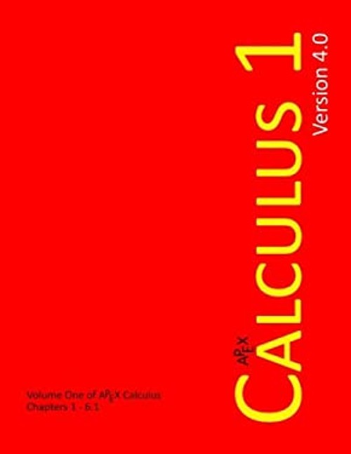 APEX Calculus 1 Paperback Gregory Hartman