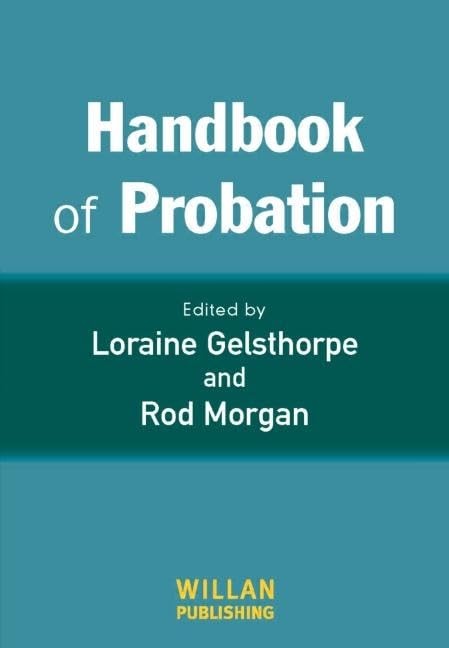 Handbook of Probation Paperback Book The Fast Free Shipping