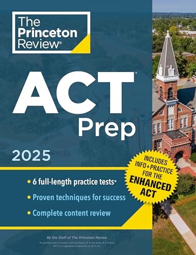 Princeton Review ACT Prep 2025 – GOOD