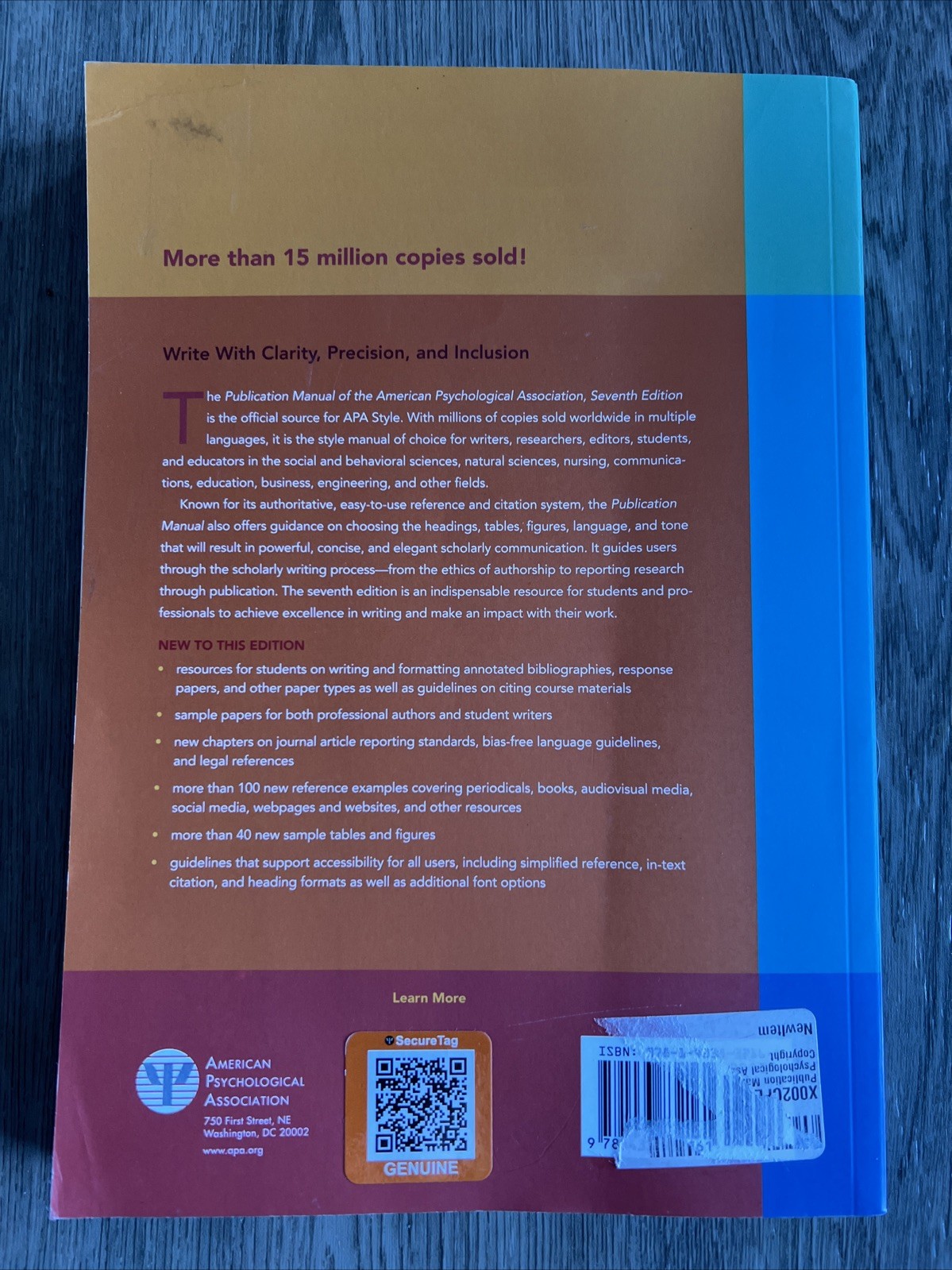 Publication Manual (Official) 7th Edition of the American Psychological…