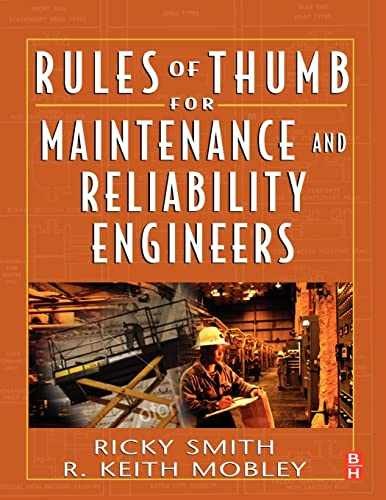 Rules of Thumb for Maintenance – Paperback, by Smith Ricky; Mobley – Very Good