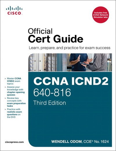 CCNA ICND2 640-816 official cert guide – FREE Shipping
