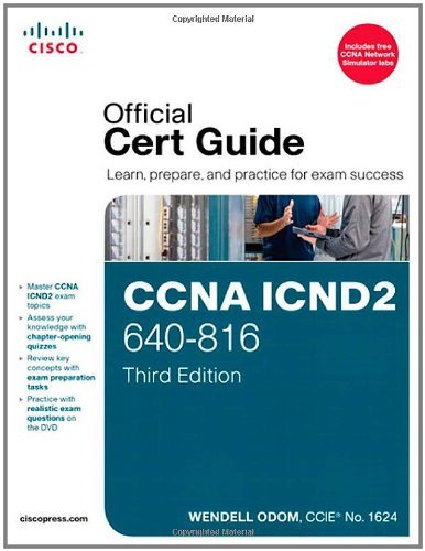 CCNA ICND2 640-816 Official Cert Guide,Wendell Odom